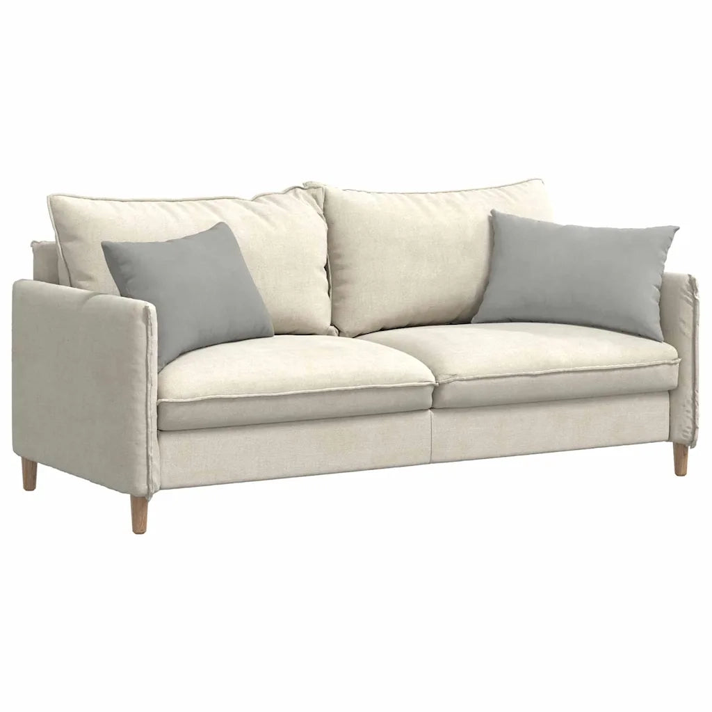 Cuscini da Divano 2 pcs Grigio chiaro 60 x 40 cm Tessuto 42013683