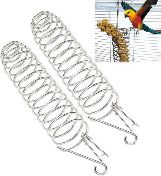 Cibo per Uccelli - Mischia per Pappagalli e Budgerigar - Granuli di Quinoa e Farro per Conure e Pappagalli Africani Grigi