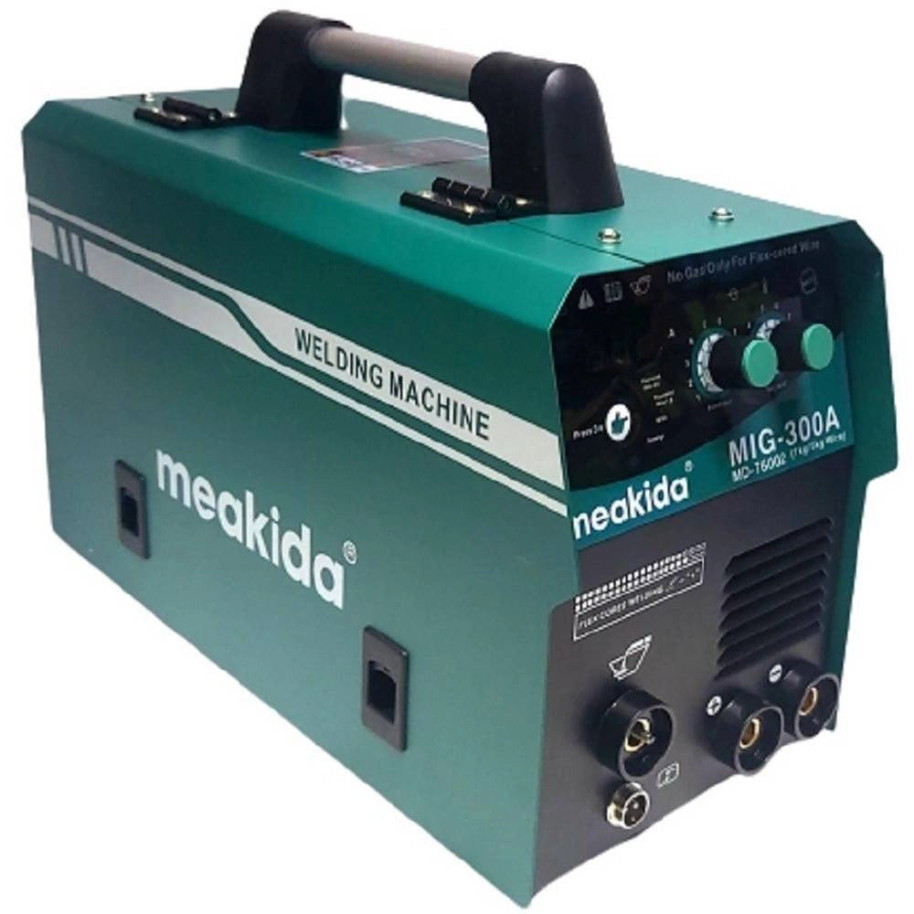 Trade Shop - Saldatrice Multifunzione Mig/mma Filo Continuo No Gas + Elettrodo 1-5 Kg 300a -