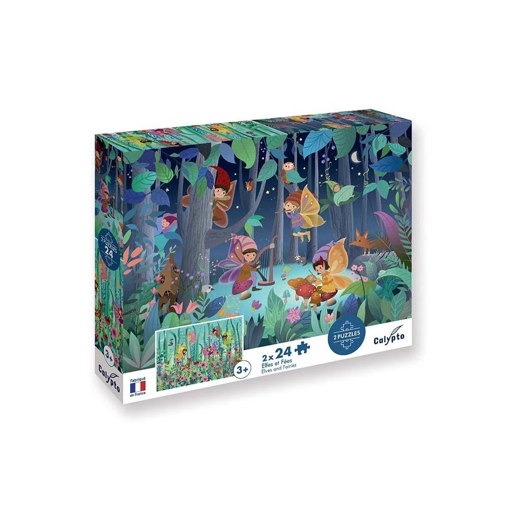 Sentosphere - Puzzle 24 pz. x 2 - Elfes et Fees