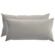 Federa 2 pcs HEERLEN Grigio 40 x 80 cm Poliestere 910027