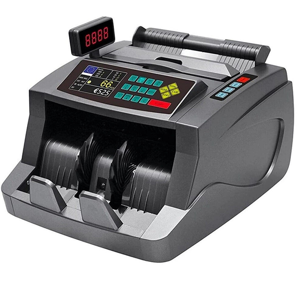 Trade Shop - Macchina Conta Banconote Automatico Multi Valuta Rivelatore Di Banconote False -