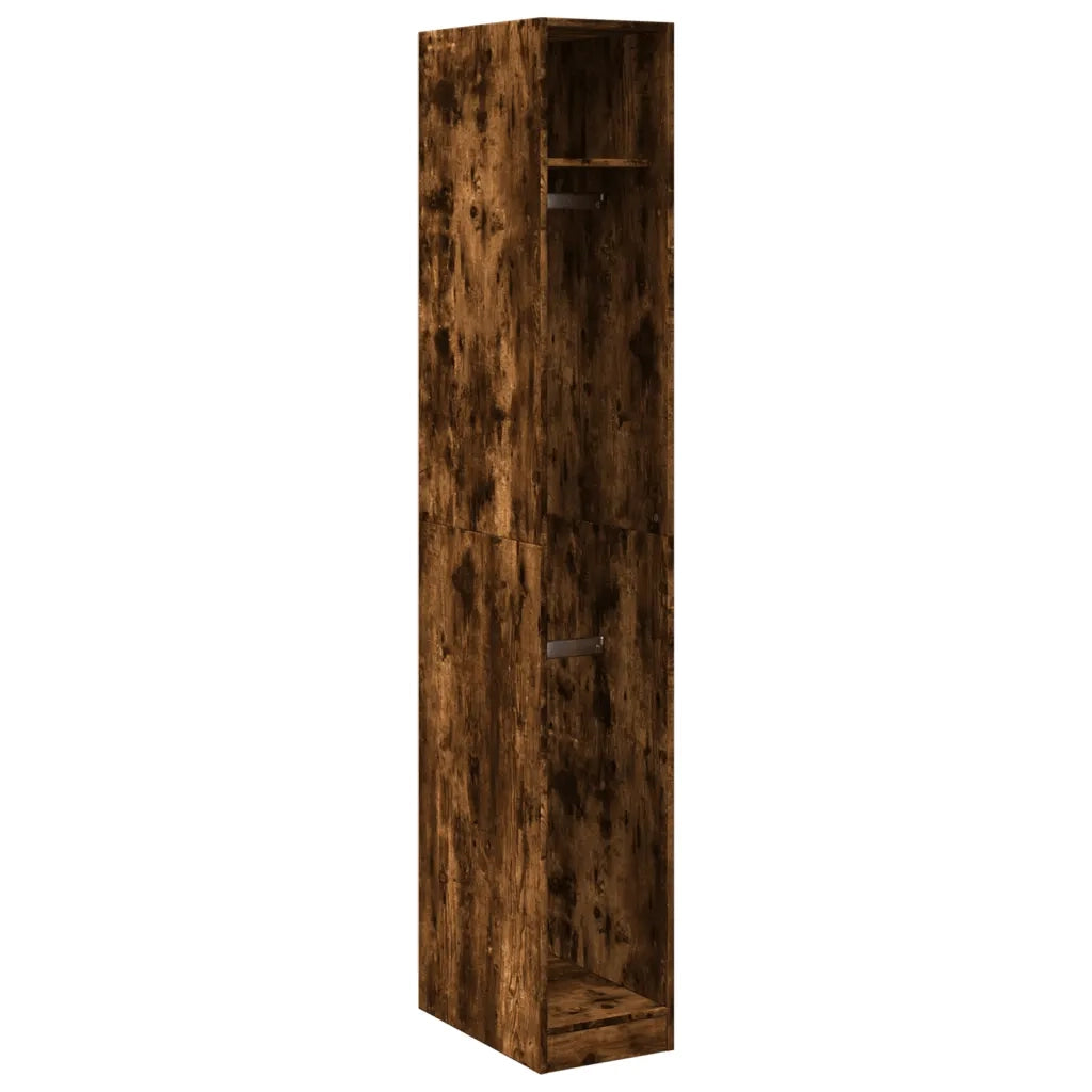 Armadio Rovere Fumo 30x50x200 cm in Legno Multistrato 3307778