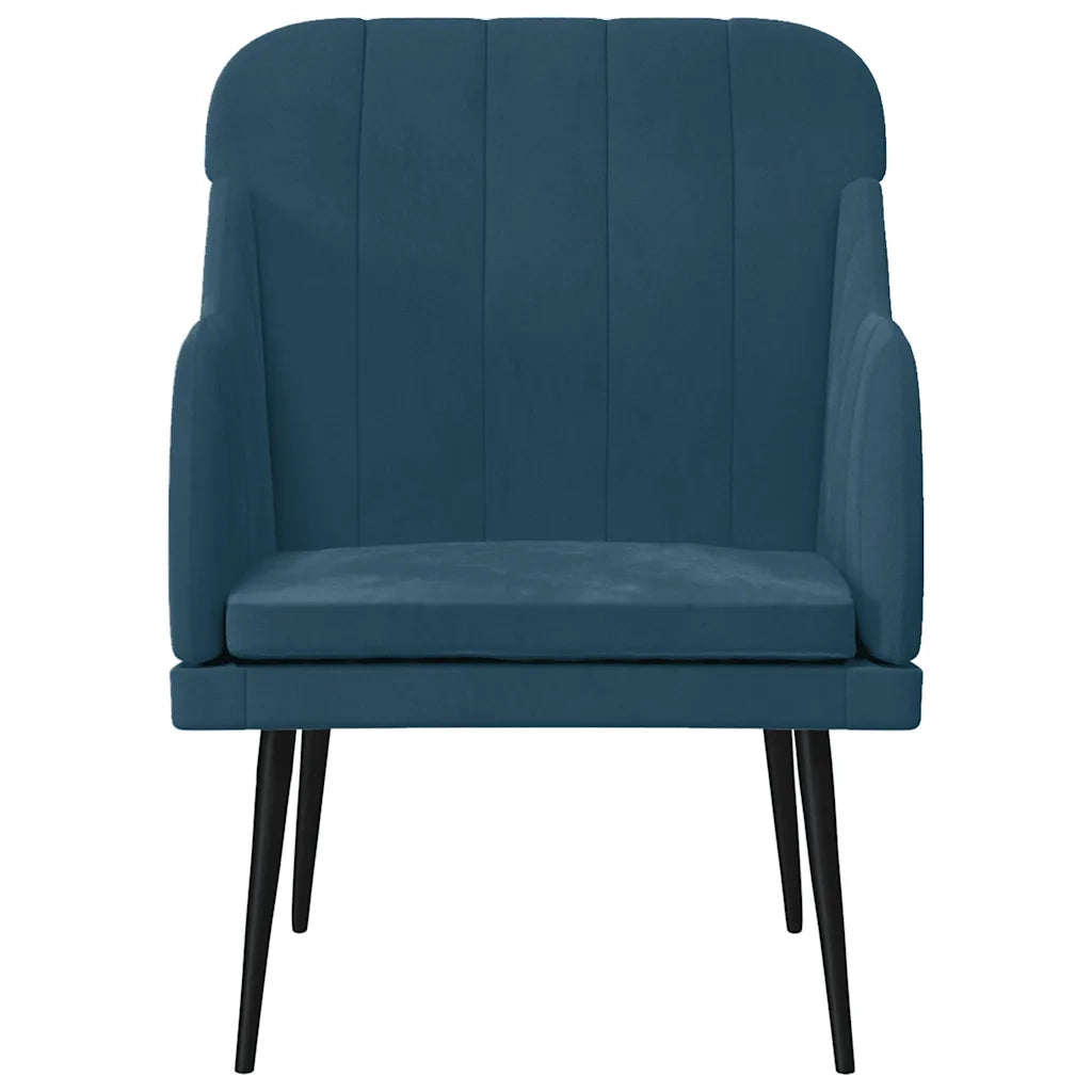 Poltrona Blu 63x76x80 cm Velluto 351463