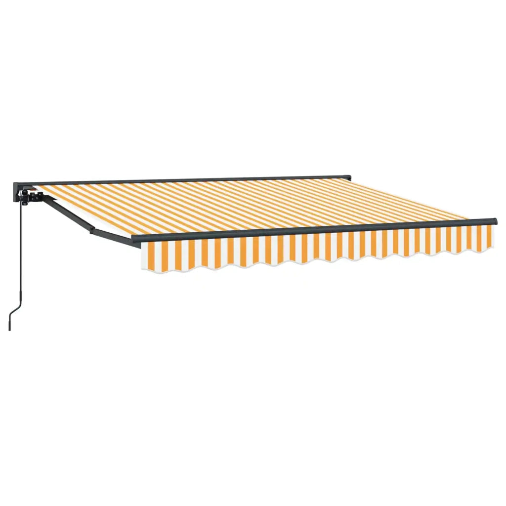 Tenda retrattile manuale Giallo e Bianco 3 x 2 m 3420384