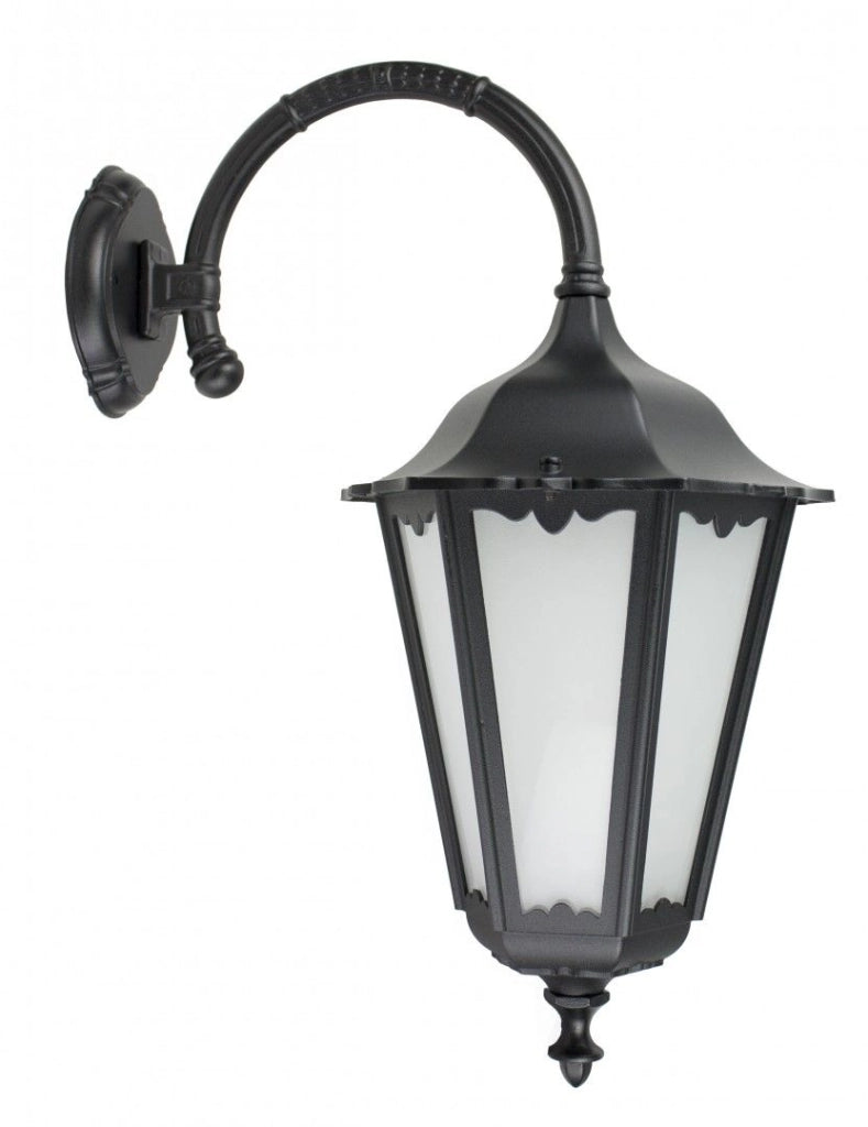 Applique esterna retro nera 64cm 30cm 1xE27 IP43 SU-MA