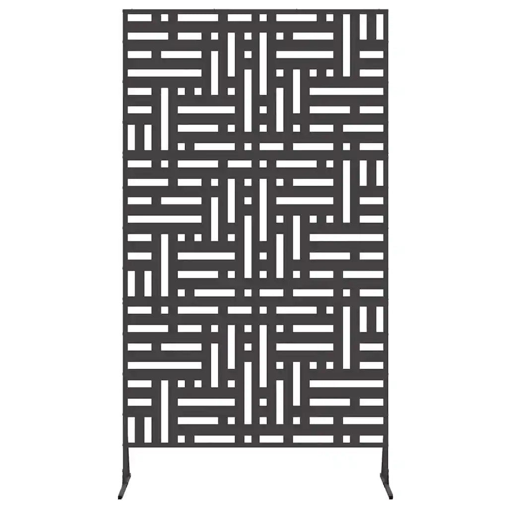 Schermo per Privacy Nero 100 x 50 x 180 cm Acciaio CFW8553020