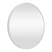 Specchio da parete rotondo 60 cm bianco opaco 03_0007945