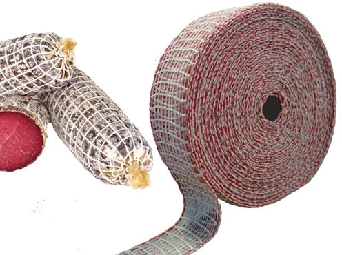 RETE ELASTICA PER SALUMI INSACCATI 22 QUADRI DIAMETRO 15MM ROTOLO 50 MT.