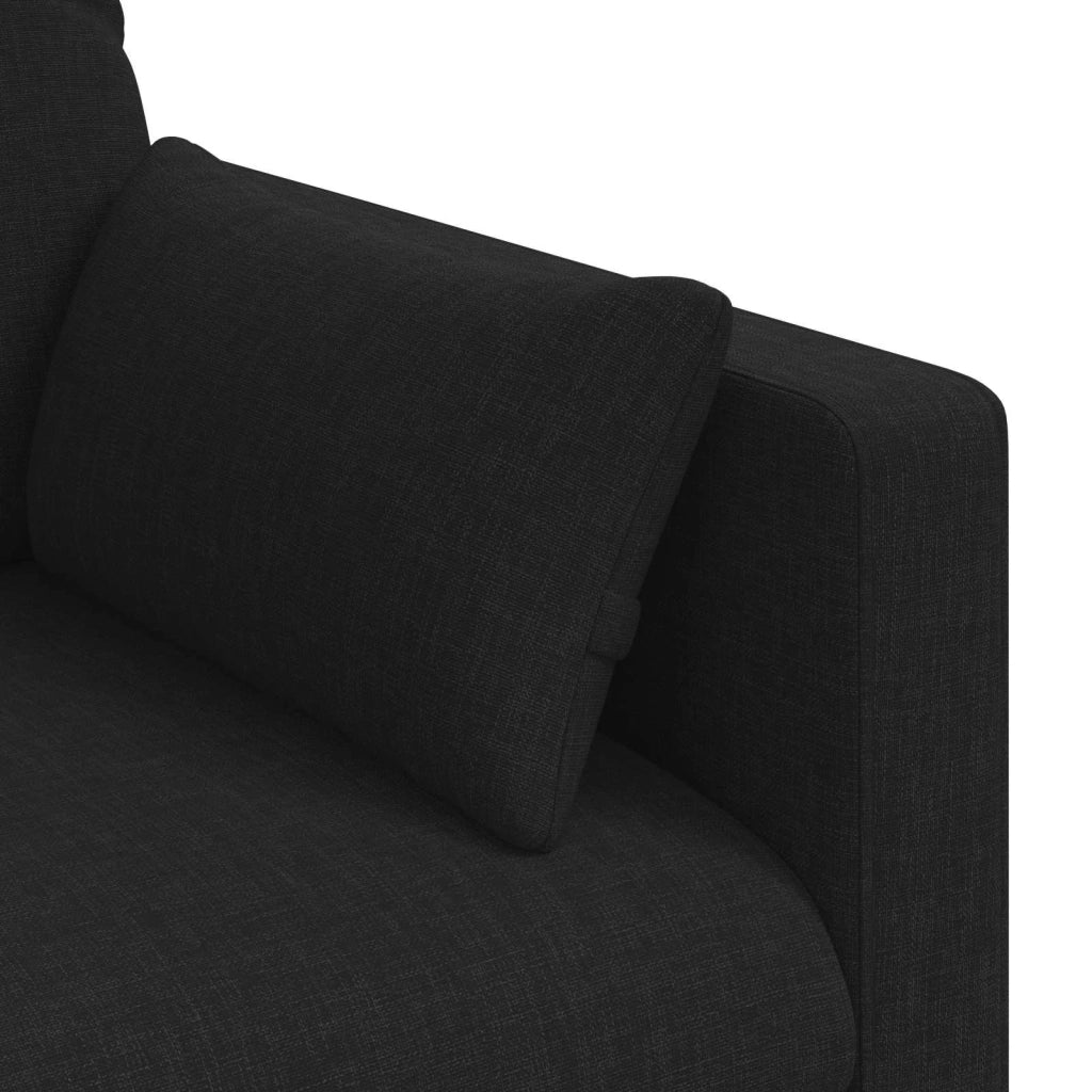 Divano Nero 158 x 78 x 80 cm Tessuto 42024364