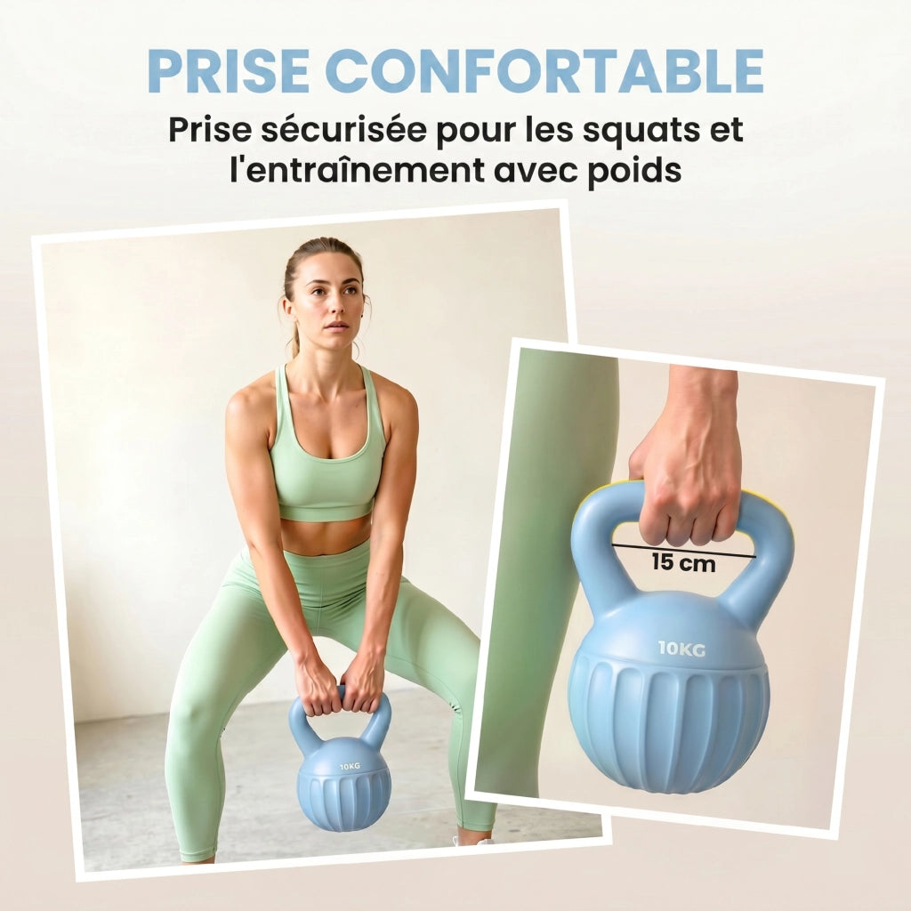 Kettlebell ¨C zephmum ¨C 10 kg, blu