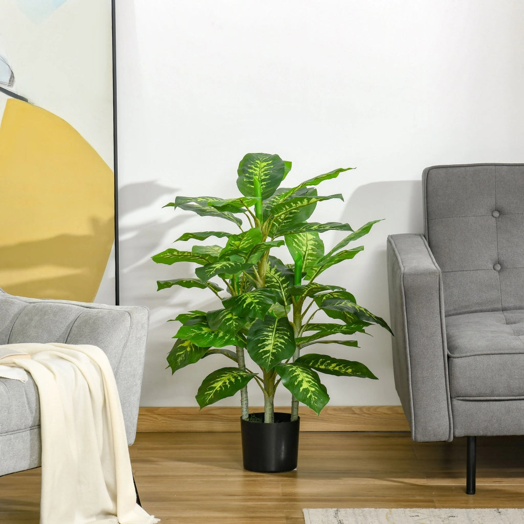 Pianta Artificiale Aglaonema ¨C Zephmum ¨C Verde 95 cm