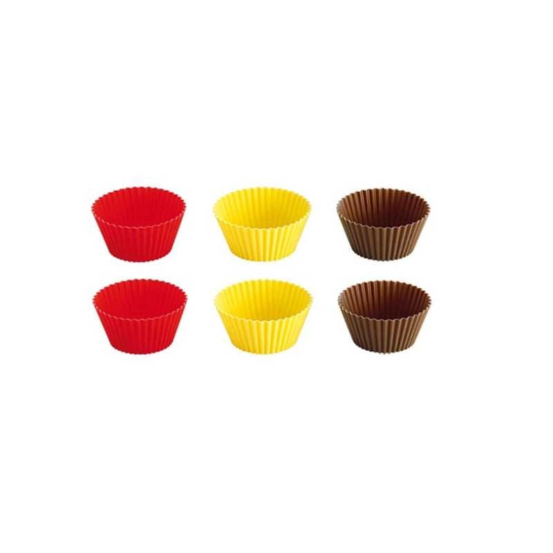 Pirottini Colorati Silic.Cm 7 pz.6 Delicia Tescoma 630646