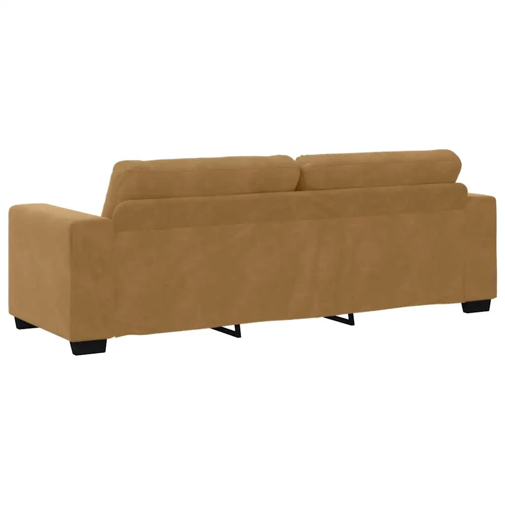 Set di divani 3 pcs Marrone 221 x 80 x 80 cm Velluto 3324646