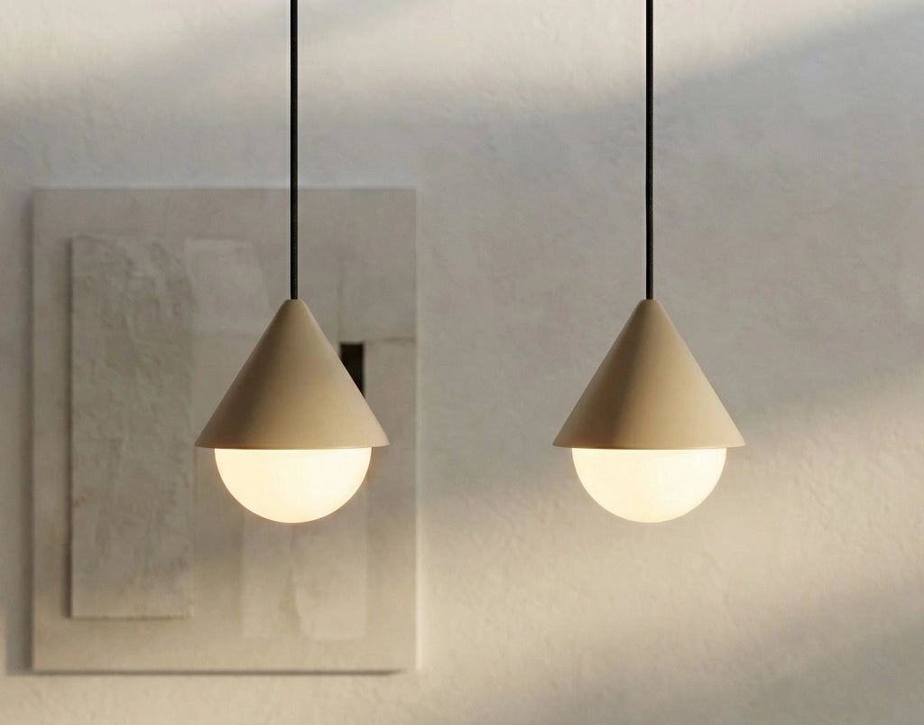 Lampada sospesa GIRO 6xG9 nero/beige/bianco Emibig