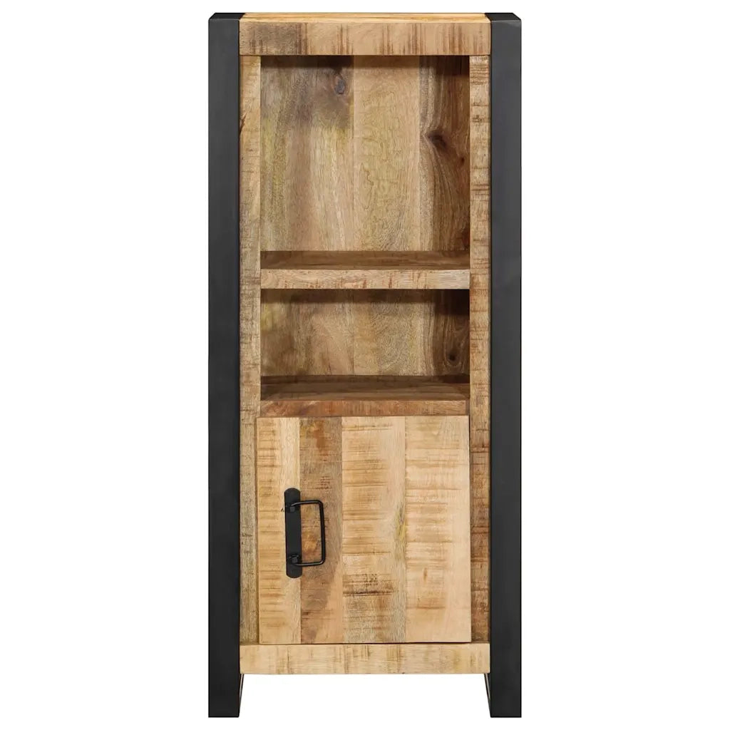 Mobiletto da Bagno 40x30x90 cm Legno Massello Mango Grezzo 4013609