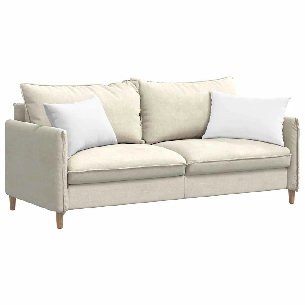 Cuscini da Divano 2 pz | Cuscini per sedie Bianco 60 x 40 cm Tessuto