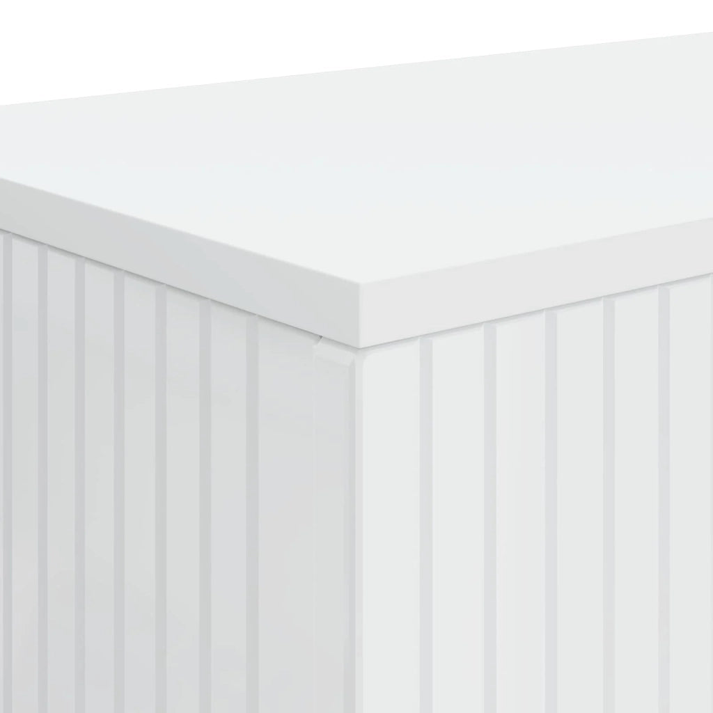 Tavolo consolle Rigato Bianco Lucido 101 x 29 x 74 cm 899881