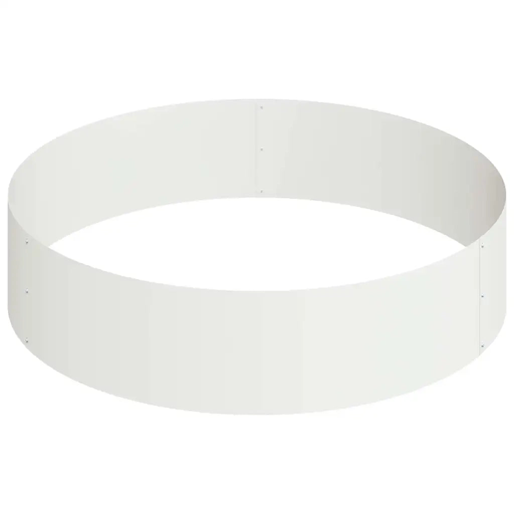 Vaso da giardino-Fioriera da Esterno-Contenitore per Piante Bianco 90 x 90 x 20 cm