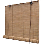 Tenda Avvolgibile in Bamb¨´ 100x220 cm Marrone