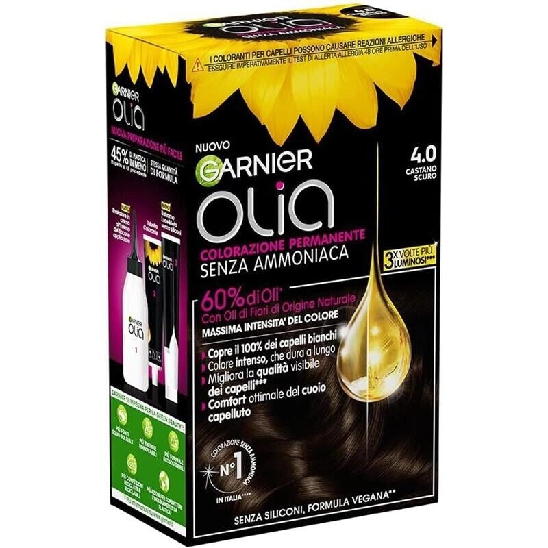 GARNIER OLIA TINTA CAPELLI 4.0 CASTANO SCURO