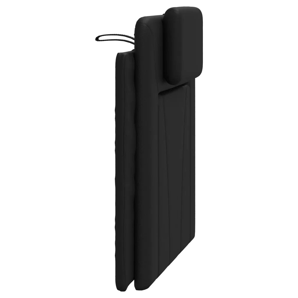 Cuscino Testiera Viana Nero 80 cm in Similpelle 374760