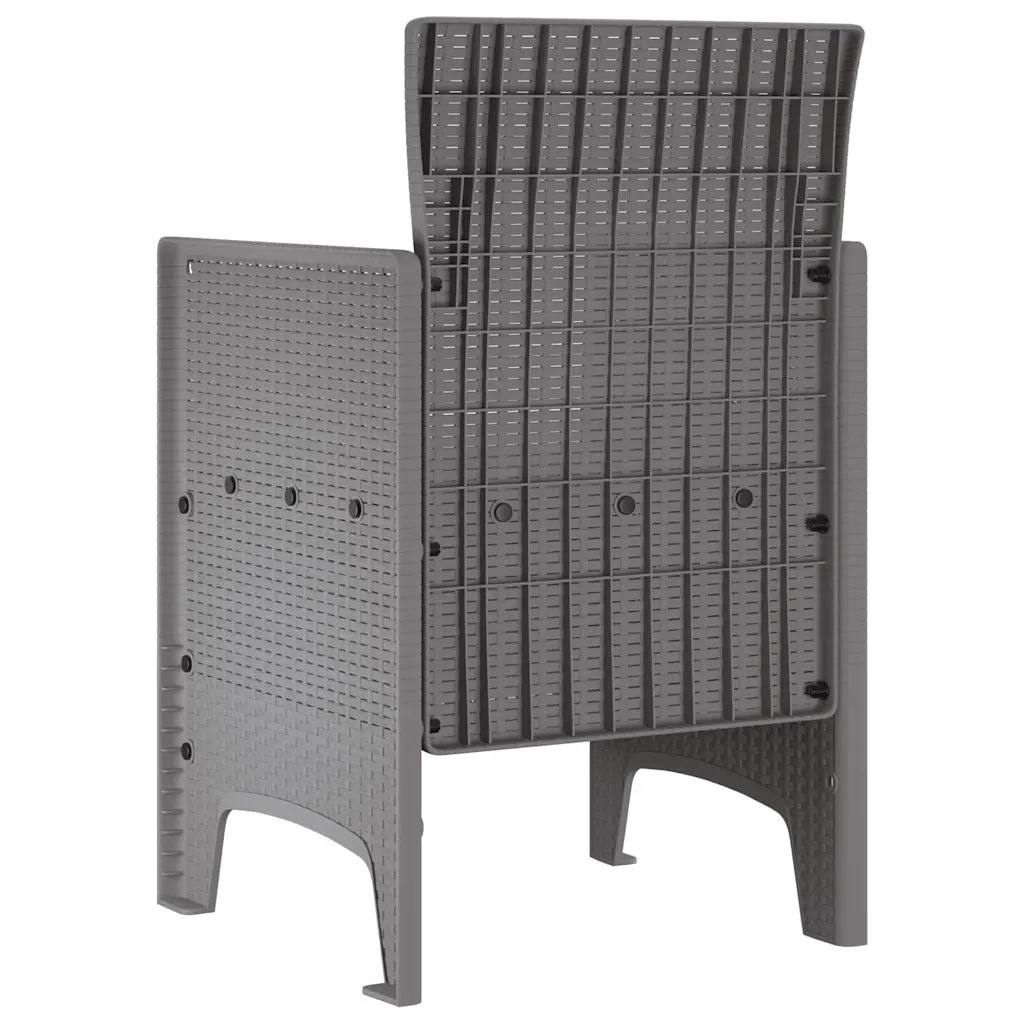 Sedia da Giardino 2 pz | Sedie da Esterno Grigio chiaro 53 x 49 x 85 cm