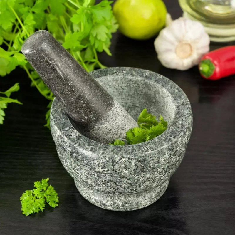 Set di malta e pressino in granito durevole Kinghoff KH-3358