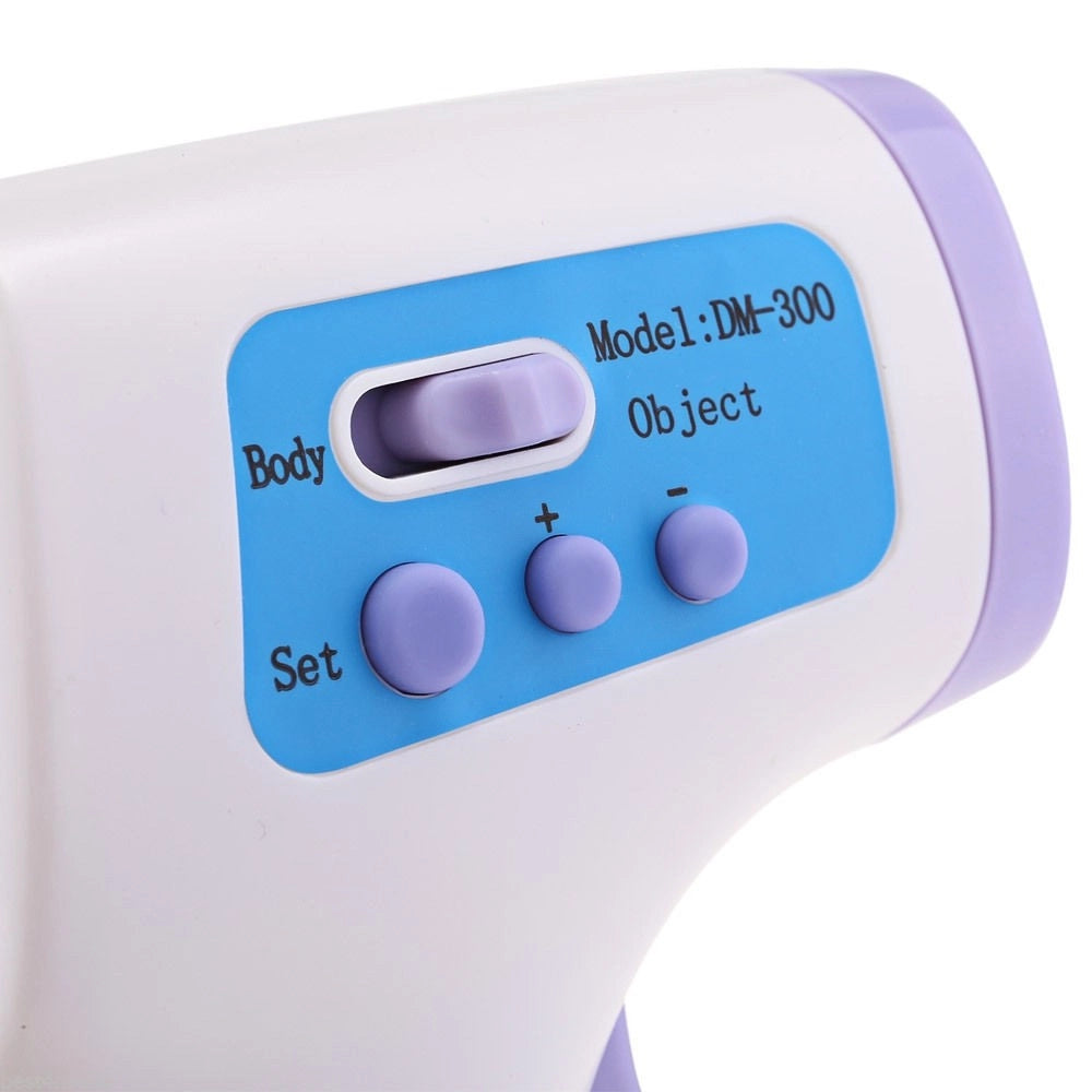 Trade Shop - Termometro Dm300 Infrarossi Digitale Per Bambini Adulti Con Display Lcd -