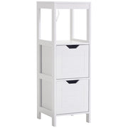 Mobile Bagno con Anta e Cassetti ¨C Minimal ¨C Bianco 30x30x89 cm