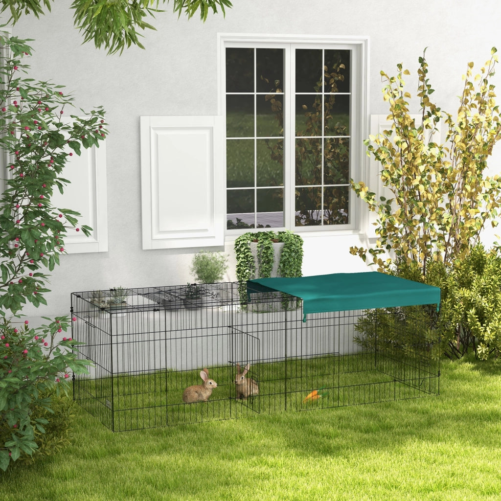 Recinto modulabile per animali ¨C zephmum ¨C verde 220x85x70 cm