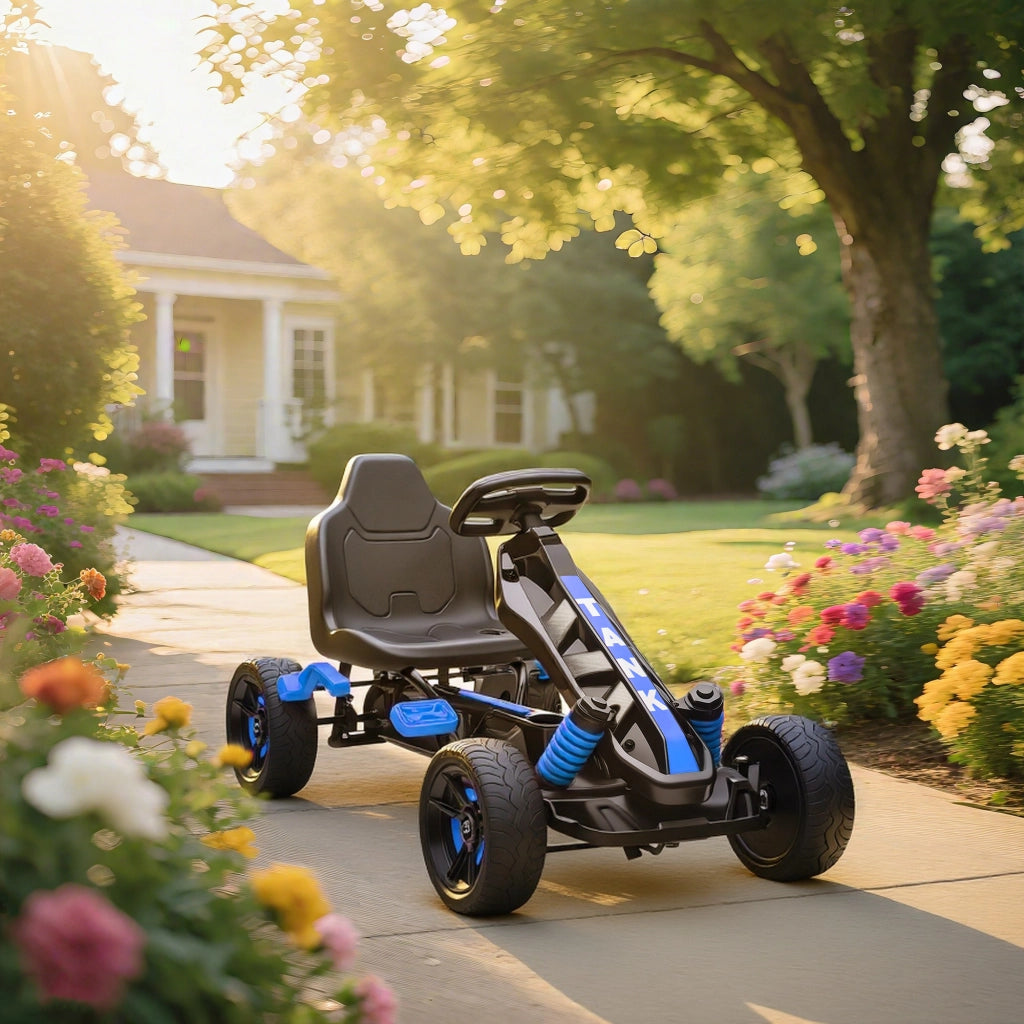 Pedalino per Bambini con Freno Automatico ¨C Minimal ¨C Metallo Blu