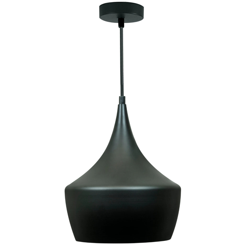 Lampada a sospensione Modern nero/oro E27 Polux 305459