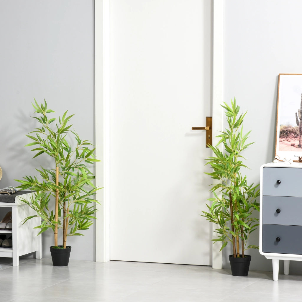 Pianta artificiale di bamb¨´ con vaso ¨C zephmum ¨C altezza 120 cm