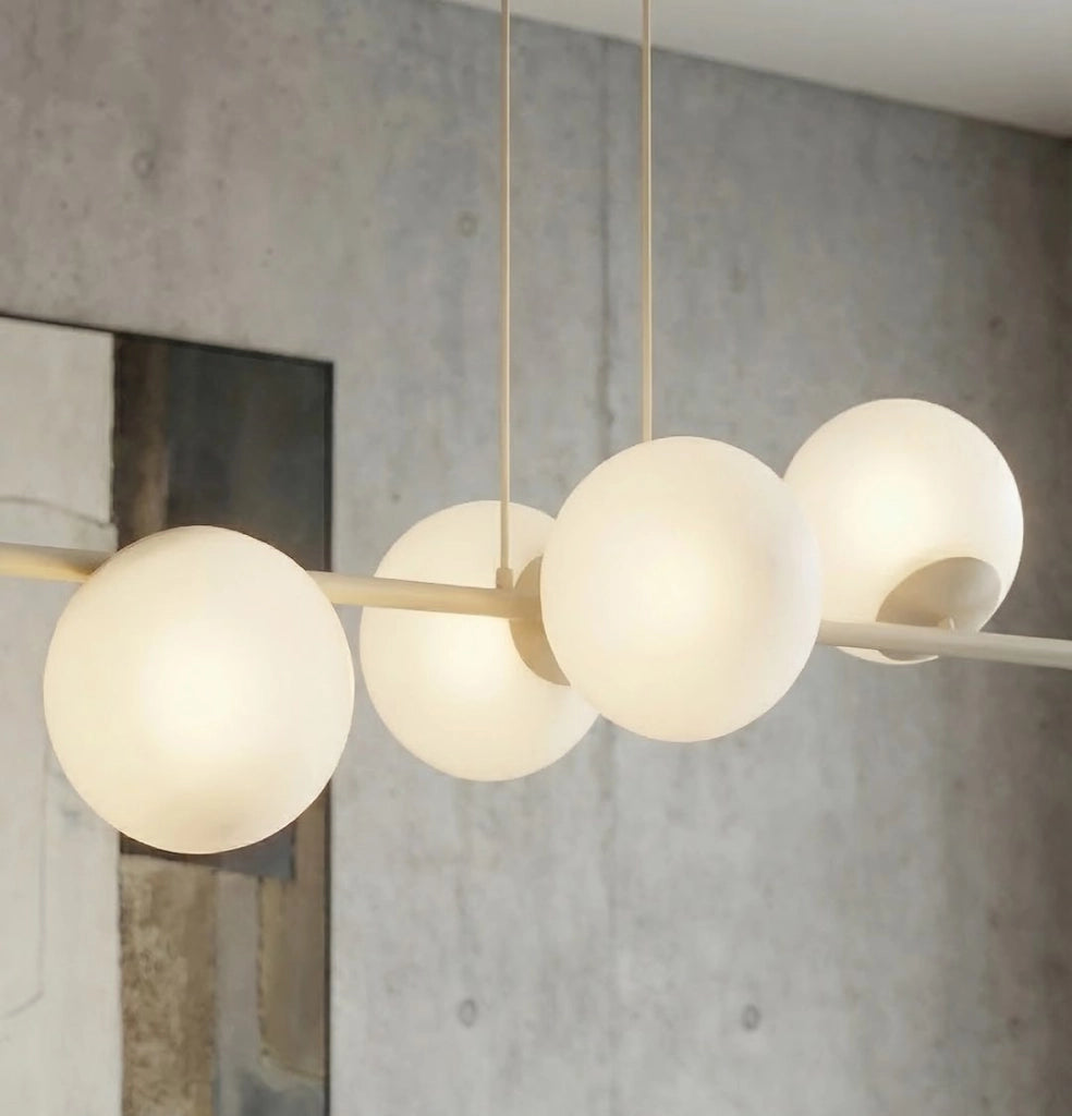 Lampada a sospensione MAGNUS 8xE14 beige Emibig