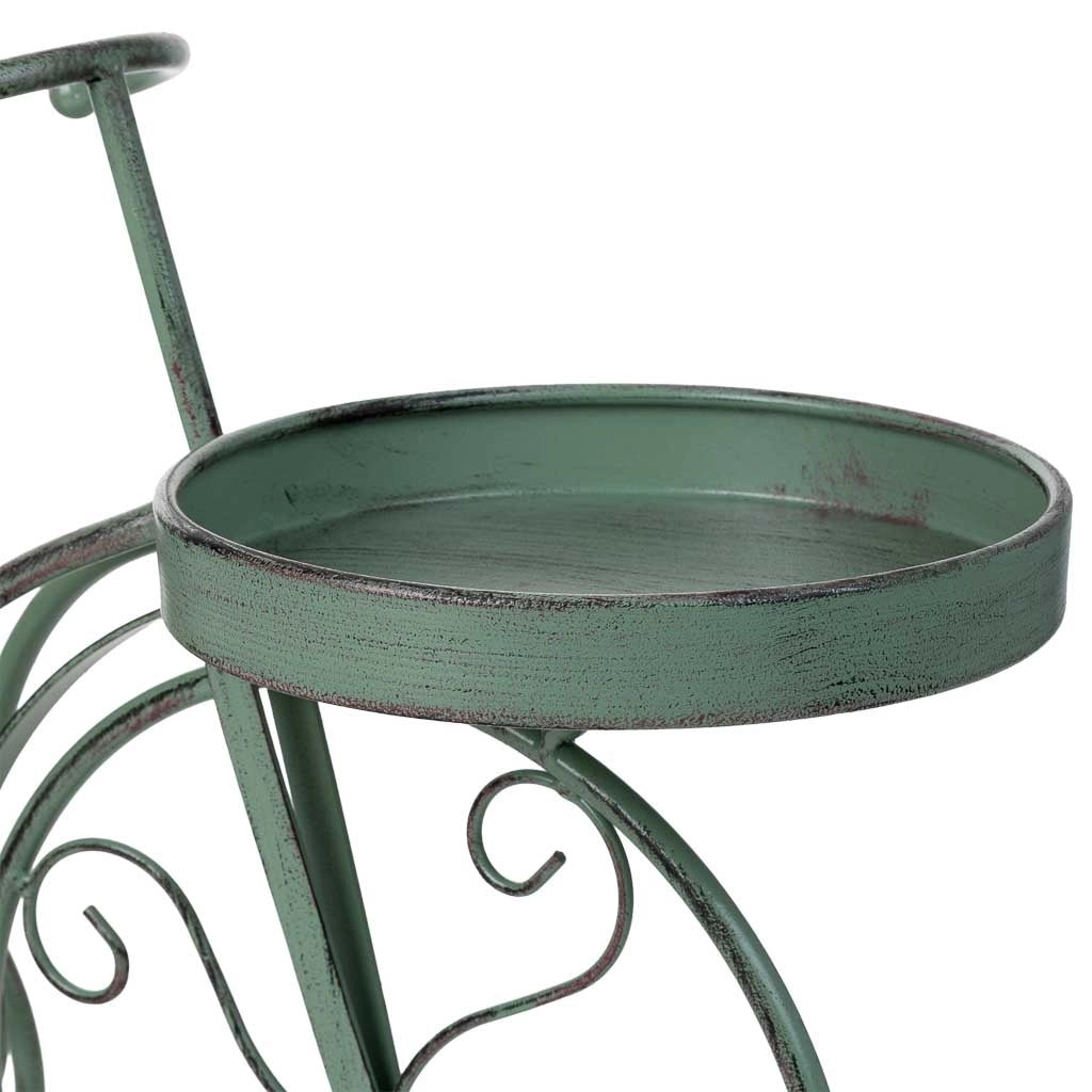 Portavaso verde, 47x19x35h cm