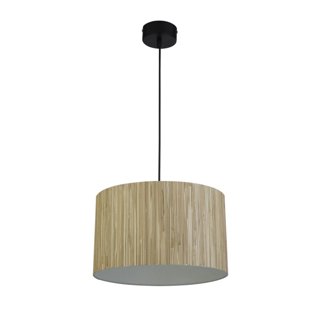 Lampada a sospensione Meadow 1Lt convertibile in paralume Flush, Natural Grass
