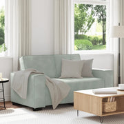 Divano a 2 Posti-Sofa 2 Posti Grigio Chiaro 120 cm in Velluto 439673