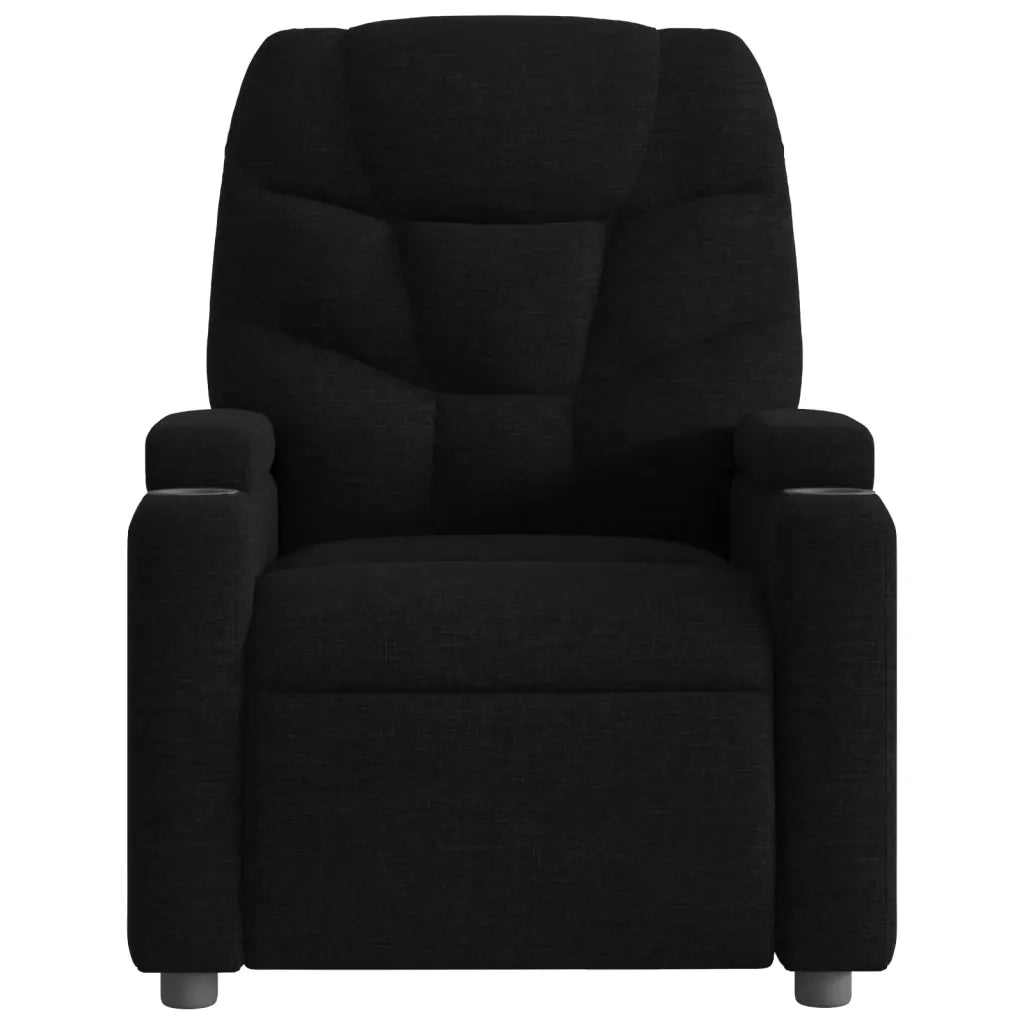 Poltrona reclinabile in tessuto nero 3205610