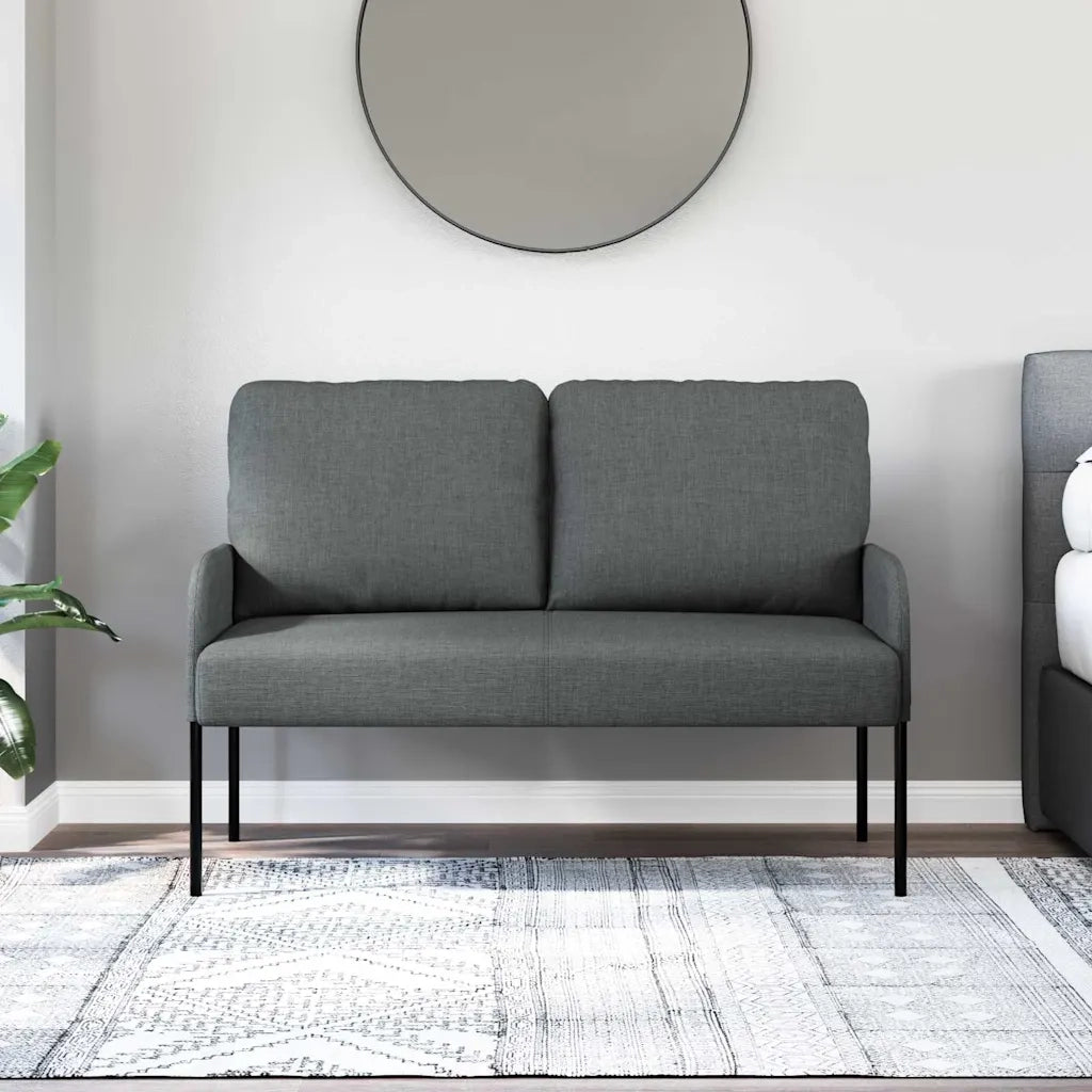 Divani con cuscino 110cm Grigio scuro Legno compensato 42023447