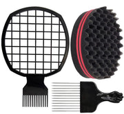 Set di tre kam per capelli a twist afro