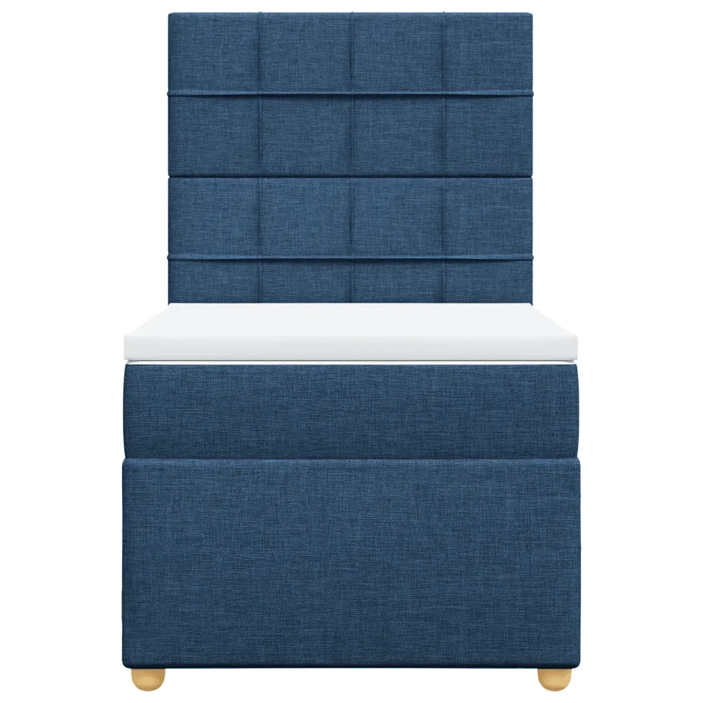 Giroletto a Molle con Materasso Blu 80x200 cm inTessuto 3291113