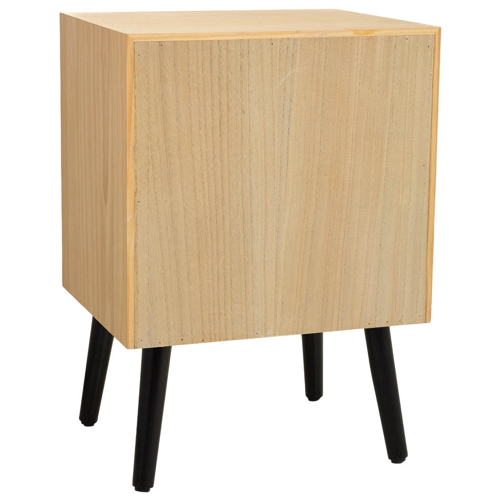 Tavolino in legno marrone 45x35x60h cm