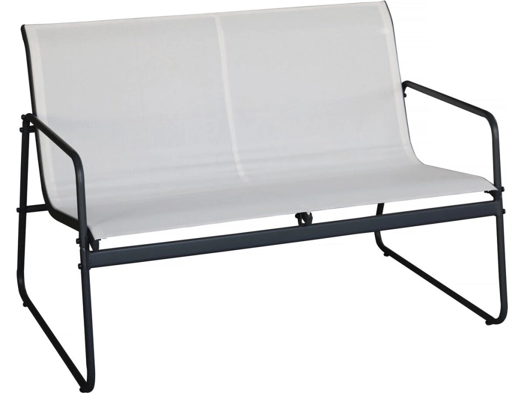 Set di mobili da giardino in metallo "Fortaleza" - 4 posti - Beige