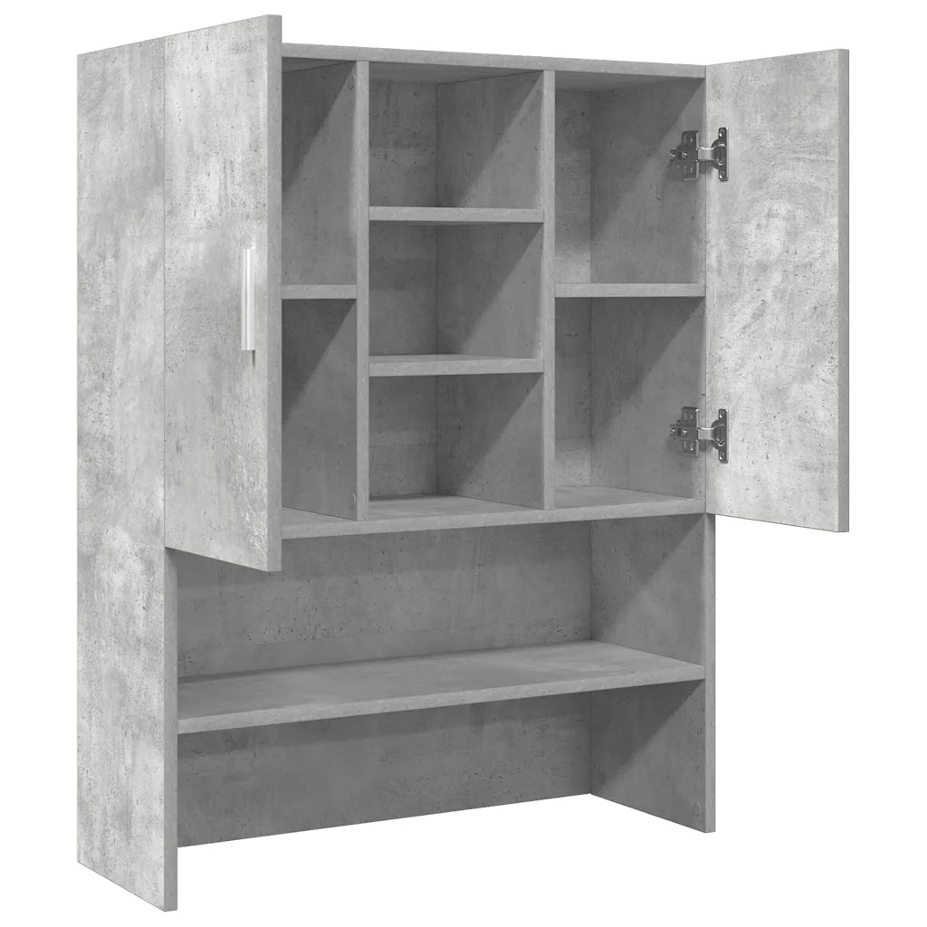 Mobile per Lavatrice Grigio Cemento 70,5x25,5x90 cm 856636