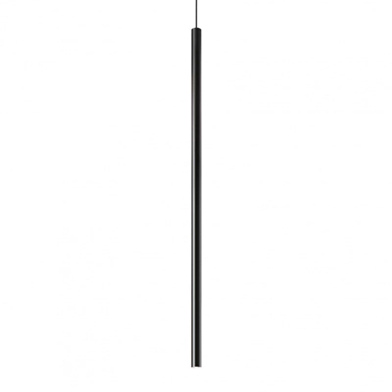 Lampada A Sospensione Ultrathin Sp D100 Round Dali/Push Nero Ideal-Lux