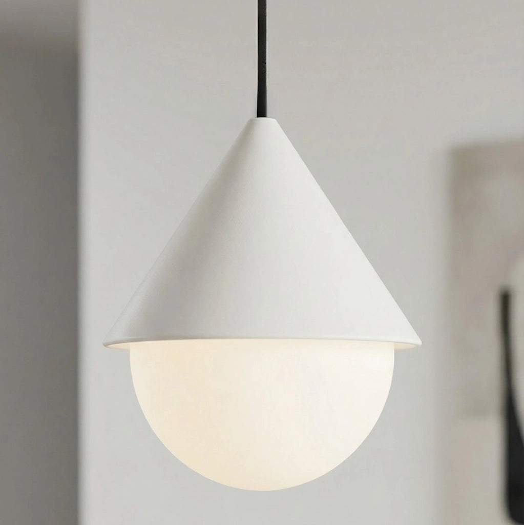 Lampada a sospensione GIRO 1xG9 bianco nero Emibig