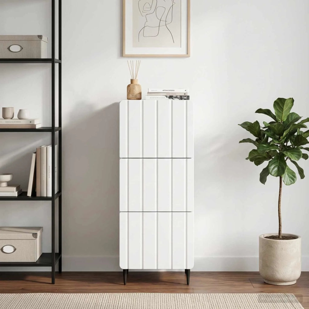 Mobile con Cassetti Bianco 33 x 34,5 x 92 cm 894385