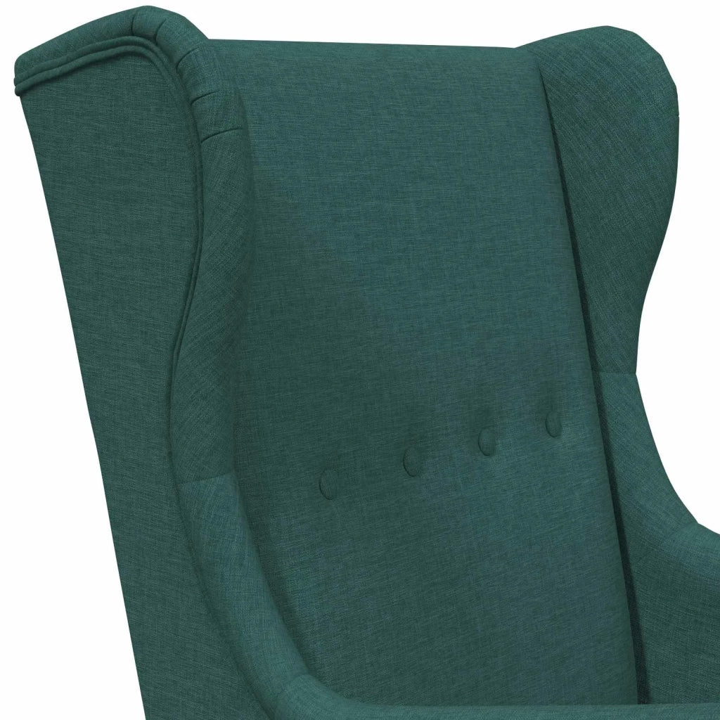 Poltrona | Sedia Relax Verde Scuro Tessuto