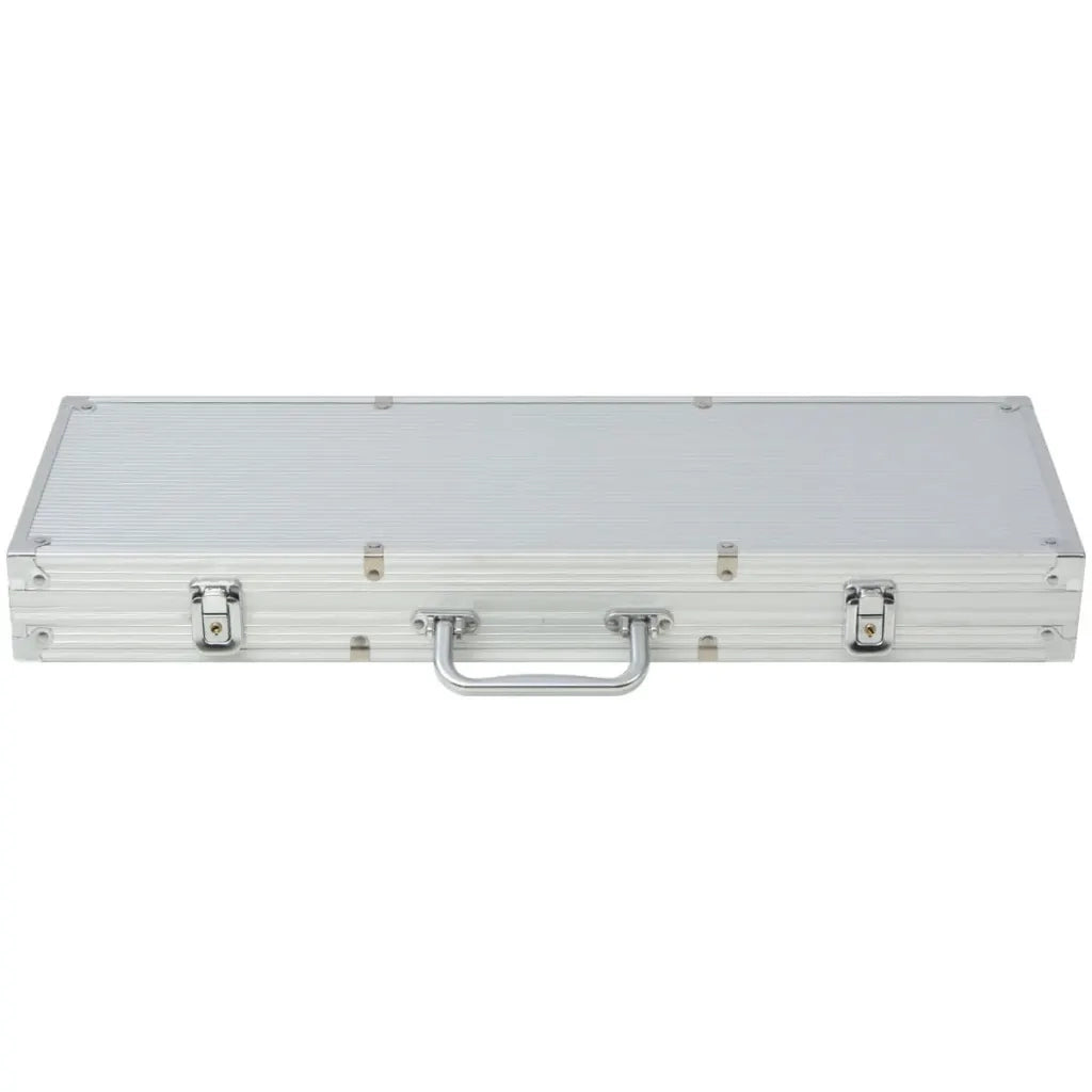 Set da Poker con 500 Chips Alluminio 80180